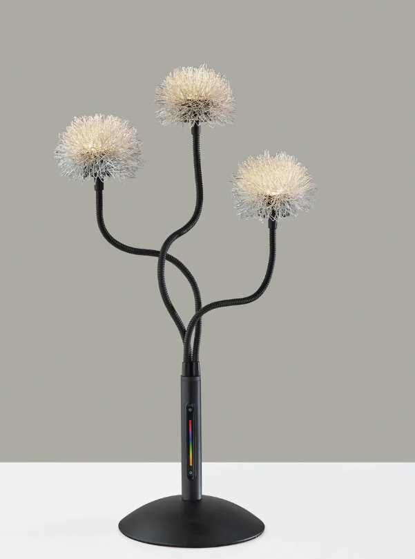 Adesso® Pom Pom Black LED Table Lamp-2