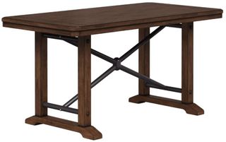 Bernards Danville Brown Counter Dining Table