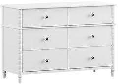 HH2 Home Alva White Youth Dresser