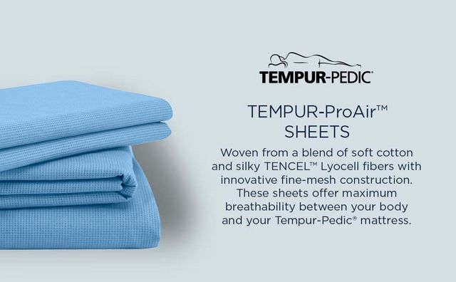 Tempur-Pedic® ProAir™ White Cotton/TENCEL™ Lyocell Queen Sheet Set-9