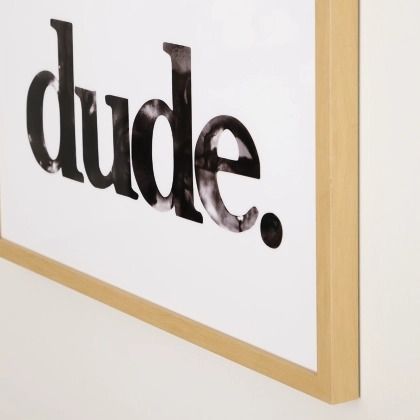 Signature Design by Ashley® Dude Black/White Wall Art-2