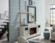 aspenhome® Finnegan White 68" Fireplace Console-2