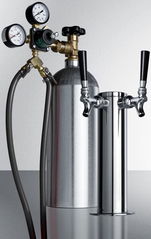 Summit® Stainless Steel Dual Coffee Dispensing Tap Kit-0