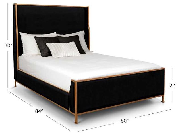 Wesley Allen Customizable Holden King Upholstered Panel Bed-2