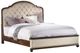 Hooker® Furniture Leesburg Alabaster/Mahogany Queen Upholstered Panel Bed-0
