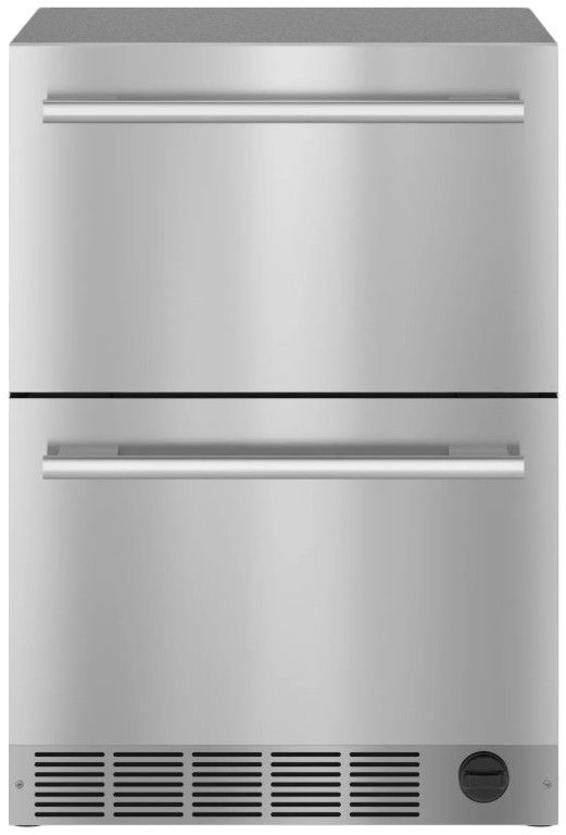 Thermador® Freedom® 24'' 4.3 Cu. Ft. Stainless Steel Under Counter Combo Drawer Refrigerator/Freezer-0