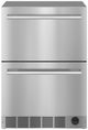 Thermador® Freedom® 24'' 4.3 Cu. Ft. Stainless Steel Under Counter Combo Drawer Refrigerator/Freezer-0