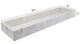 A & B Home White 30" Marble Tray-1