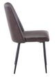 Jofran Inc. Urban Archive Maddox Dark Brown Upholstered Counter Stool-3