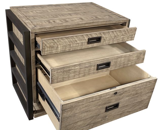 aspenhome® Grayson Cinder Grey File Cabinet-1
