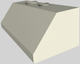 Vent-A-Hood® 54" Biscuit Wall Mounted Range Hood-3