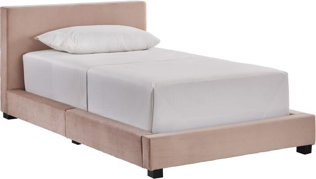Signature Design by Ashley® Chesani Blush Twin Upholstered Bed-0