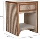 TOV Furniture Kora Brown Nightstand-2