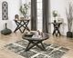 Furniture of America® Culver Rustic Black Sofa Table -1