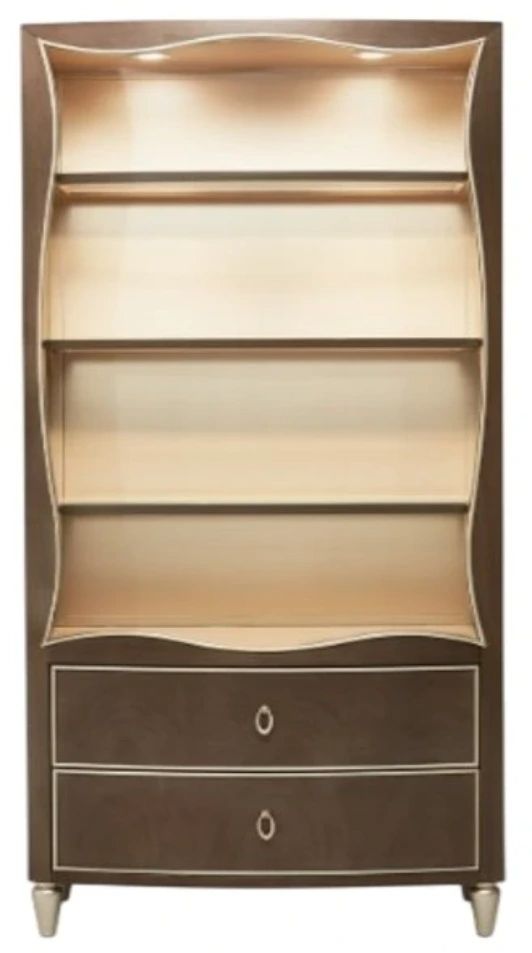 Michael Amini® Villa Cherie Hazelnut Bookcase-2