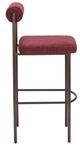 Zuo® Modern Livorno Bronze/Red Barstool-1