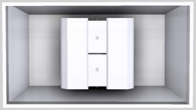 Vent-A-Hood® Designer Series 54" White Island Range Hood-1