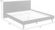 Armen Living Petra Black King Platform Simple Bed-2