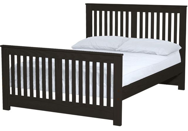 Crate Designs™ Furniture Espresso Twin Youth Shaker Bed-0