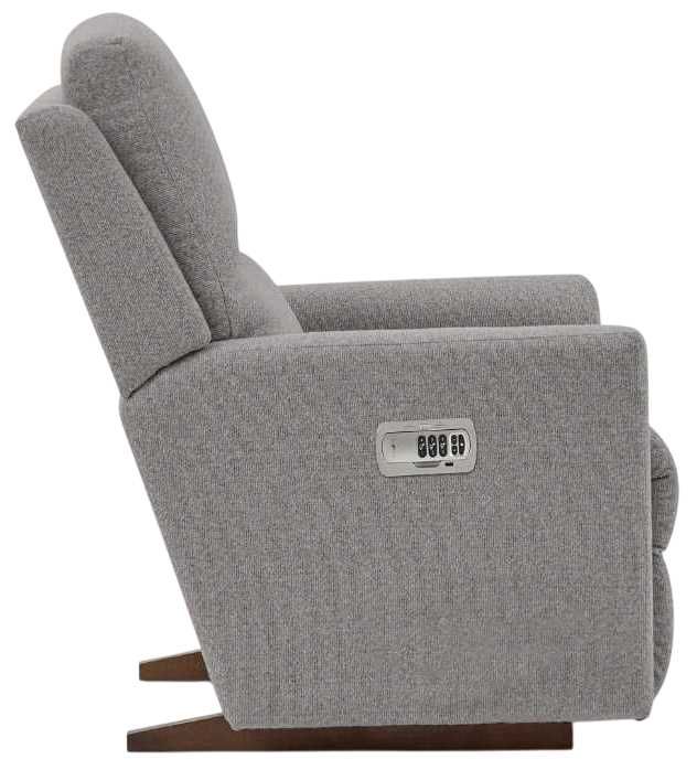 La-Z-Boy® Wynne Granite Power Rocking Recliner with Headrest-1