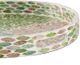 A & B Home Multi-Colored Capiz Floral Design Round Tray-3
