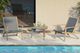 New Classic® Home Furnishings Radius Gray Acacia/Wicker Outdoor Patio Side Chair-1