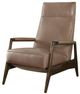 Vanguard® Furniture Customizable Michael Weiss Woodley Recliner Leather Chair-1