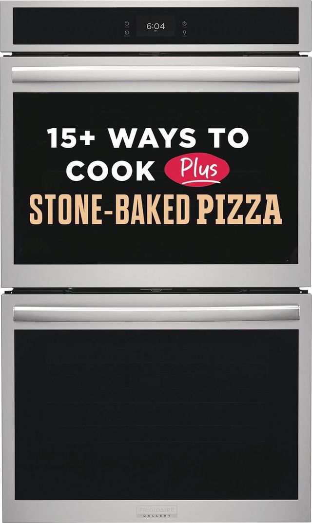 Frigidaire Gallery® 30" Smudge-Proof® Stainless Steel Double Electric Wall Oven with Stone-Baked Pizza-2