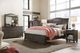aspenhome® Oxford Peppercorn California King Sleigh Bed-2