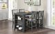 New Classic® Home Furnishings Amy 5-Piece Gray Counter Height Dining Set-1