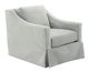 Montclair French Grey Slipcover Swivel Chair-2