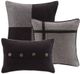 Olliix by Madison Park Boone 7 Piece Grey King Faux Suede Comforter Set-2