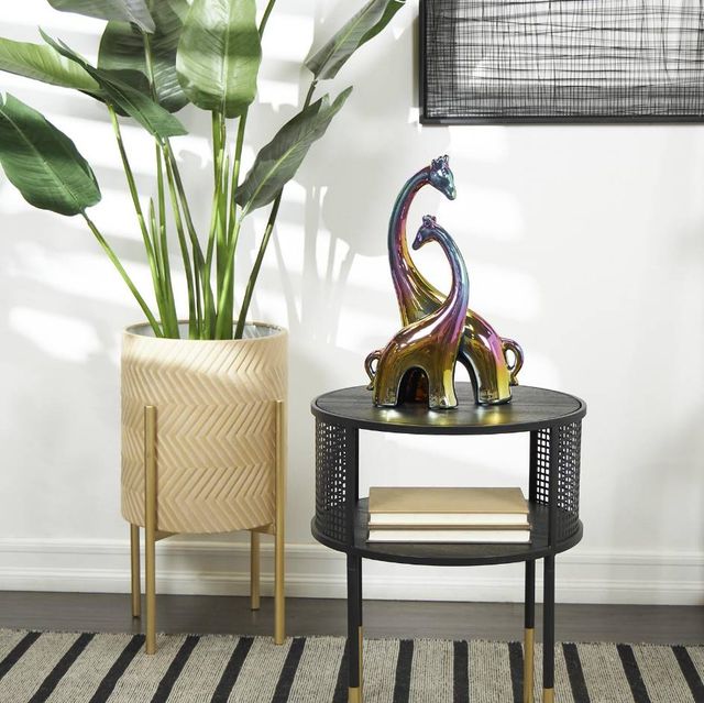 Deco Marche Multi Colored Giraffe Sculpture-4