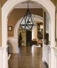 Cal® Lighting & Accessories Townsendglass Blacksmith/Chrome Chandelier-1