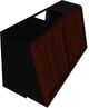 Vent-A-Hood® 48" Black Tilt-Out Wall Mounted Range Hood-1