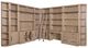 Parker House® Breckenridge Medium Brown 32" Open Top Bookcase-2