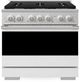 ZLINE Marino 36" Stainless Steel Pro Style Dual Fuel Range with White Matte Door-0