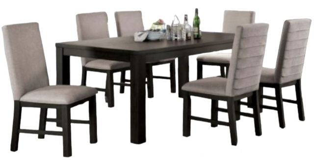 Furniture of America® Umbria 7-Piece Antique Black/Gray Dining Set-0
