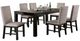 Furniture of America® Umbria 7-Piece Antique Black/Gray Dining Set-0