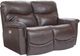 La-Z-Boy® James Walnut Leather Power Reclining Loveseat with Headrest-0