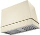 La Cornue Loge Series 44" Morning Dew Wall Mounted Range Hood with Polished Brass Trim-0