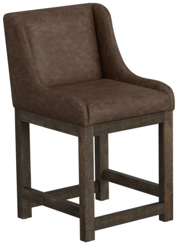 International Furniture Direct Seating Brown Bar Stool-0