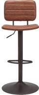Zuo® Modern Holden Dark Bronze/Vintage Brown Bar Stool-1