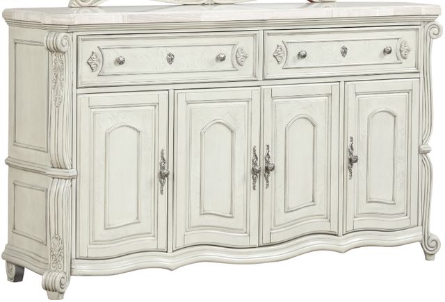 New Classic® Home Furnishings Bianello Vintage Ivory Server-0