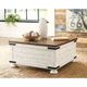 Signature Design by Ashley® Wystfield 3-Piece White/Brown Living Room Table Set-3