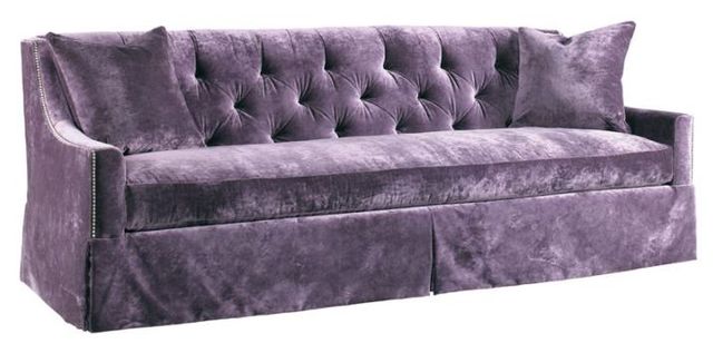 Lillian August Camille Peeler Purple Sofa