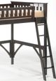 Night & Day Furniture™ Ginger Dark Chocolate Full Loft Bunk Bed-1