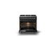 Viking® 5 Series 36" Onyx Pro Style Dual Fuel (NG) Range with Polished Chrome Trim-1