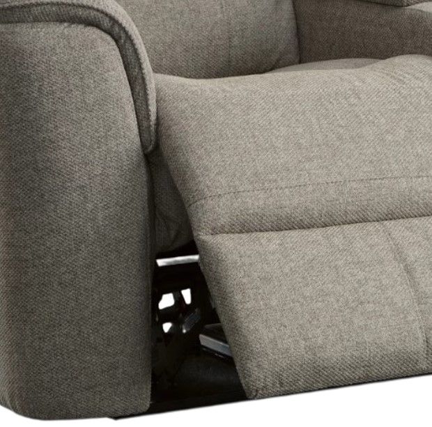 Flexsteel® Henry Hickory Power Reclining Loveseat with Console and Power Headrests-7