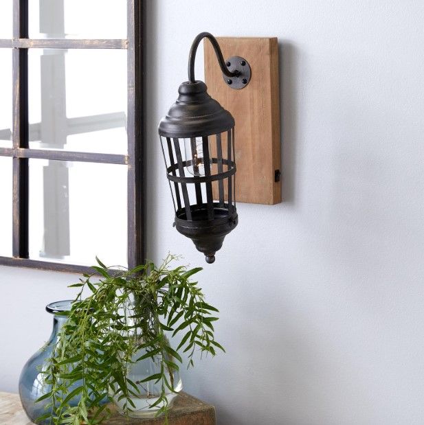 Deco Marche Black Metal Wall Sconce-4
